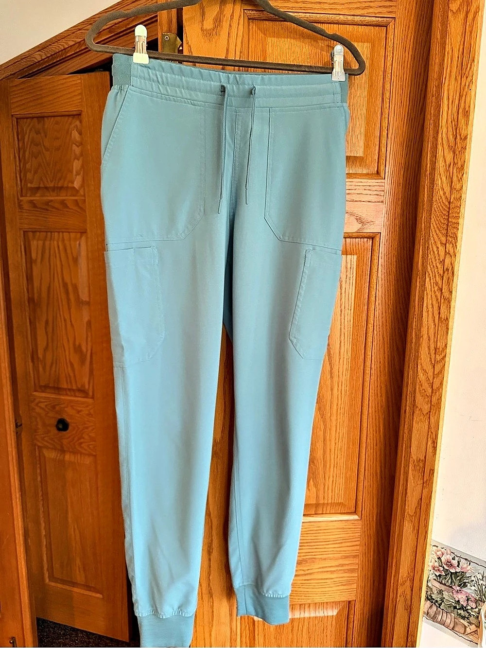 Carhartt Force Cross-Flex Cargo Jogger Scrub Pant Light Blue Regular Small